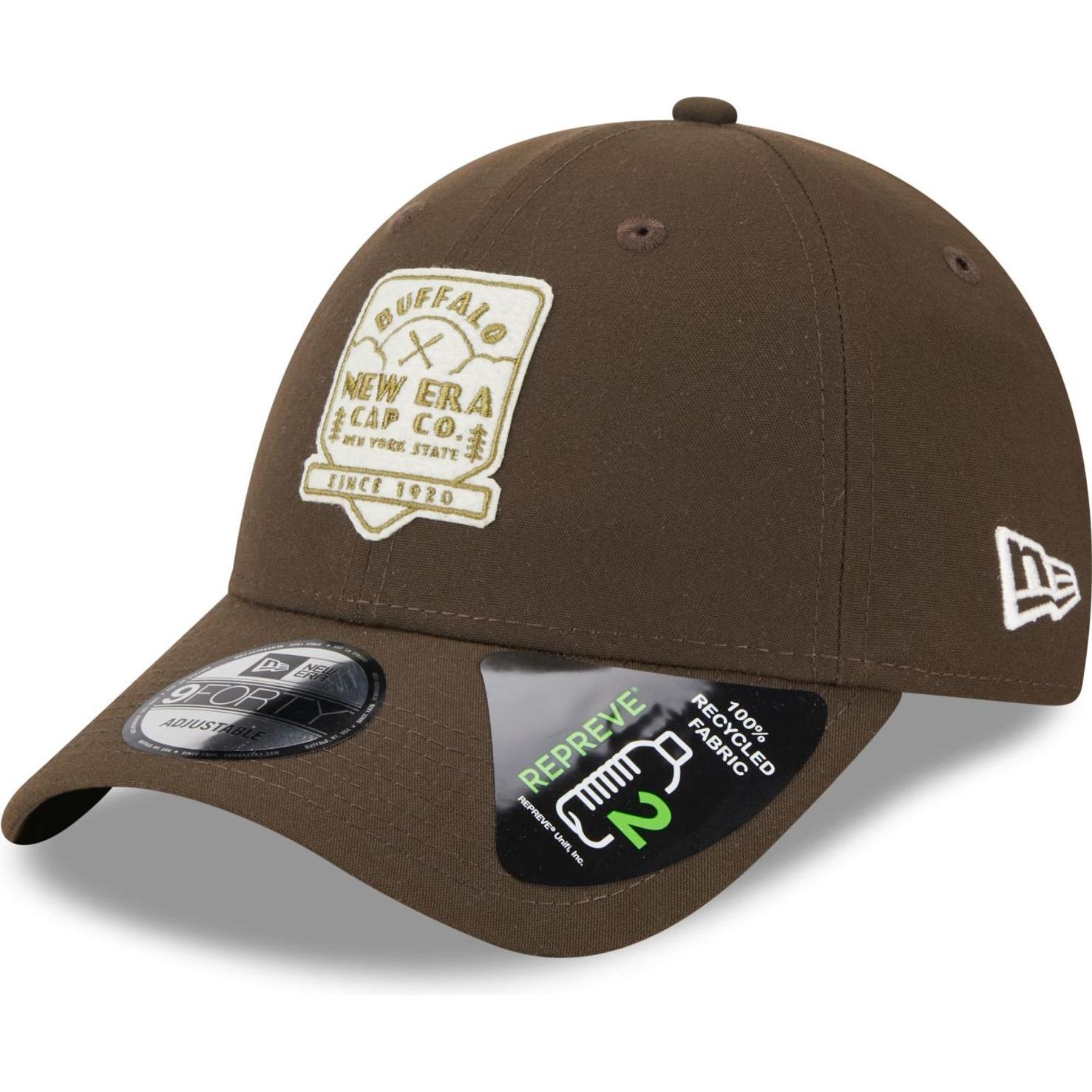 New Era, Herren, Cap, 9Forty Strapback Cap - Heritage Brand Patch Braun, Braun