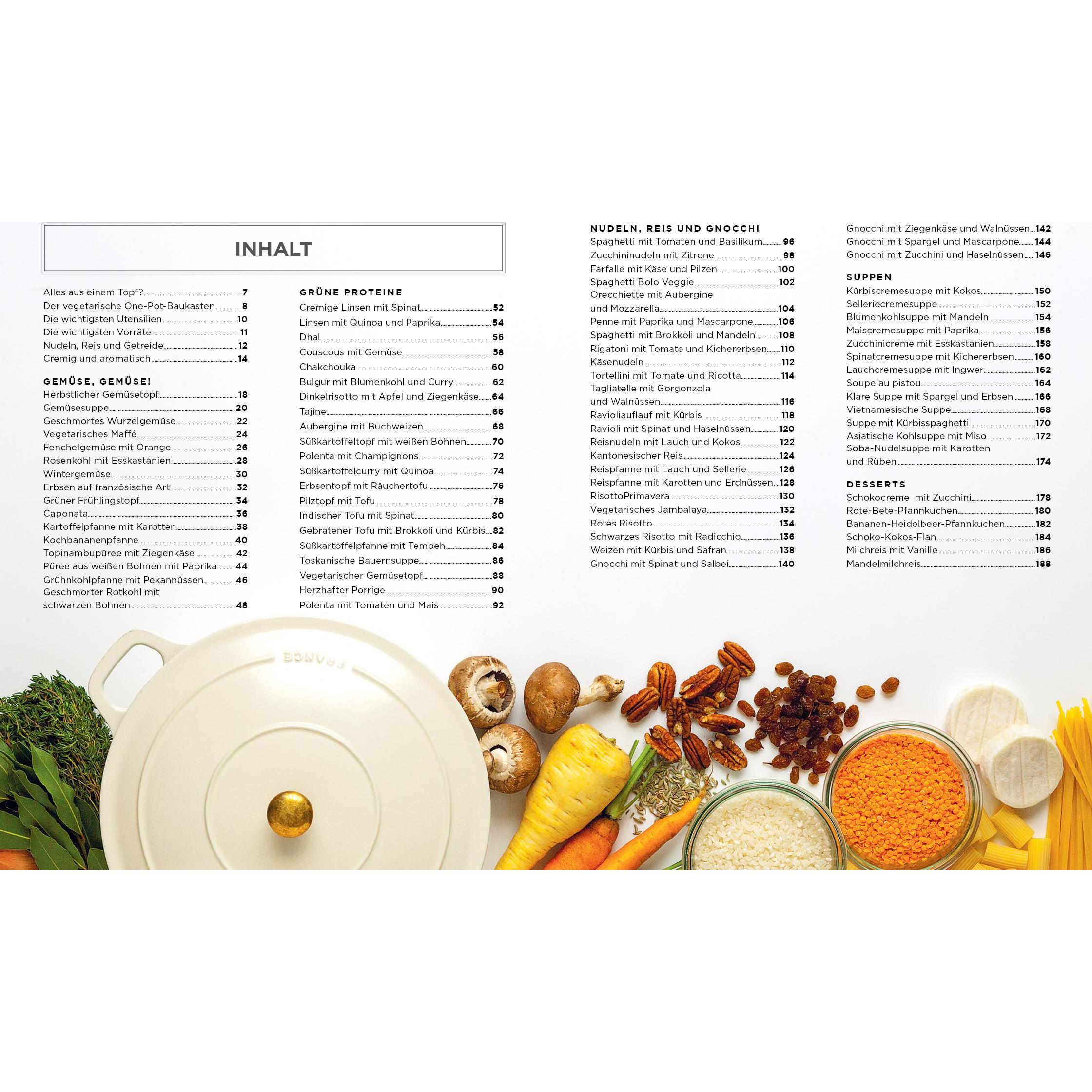 Thumbnail - Easy One Pot vegetarisch, Ratgeber von Sabrina Fauda-Rôle, Wiebke Krabbe