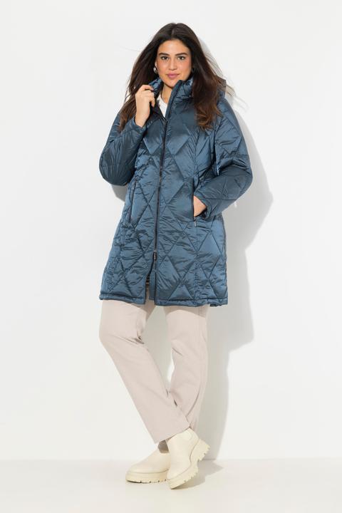 Produktbild Ulla Popken HYPRAR Steppjacke, Kapuze, 2-Wege-Zipper, Zipptaschen (50, 52)