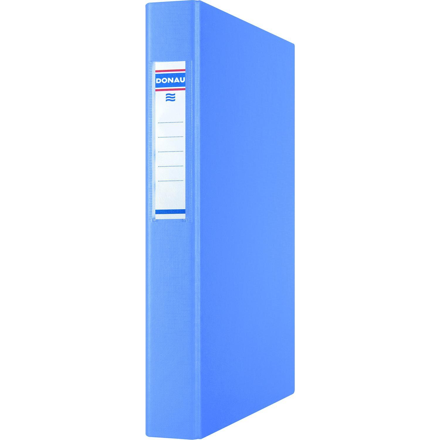 Donau, Ordner, Segregator ringowy PP A4/2R/25mm niebieski (A4, 25 mm)