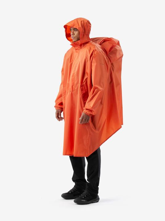 Actual product image Forclaz Poncho Regencape 60 l Wandern - MT500 orange (XL)