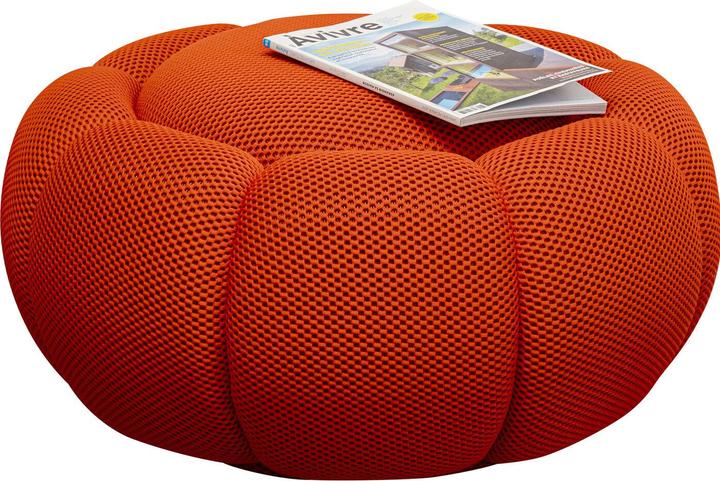 Actual product image Kare Design Hocker Peppo Bloom Orange Ø72cm