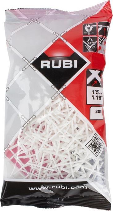 Actual product image Rubi 2912 Tile joint crosses 1.5 mm. 300 pieces