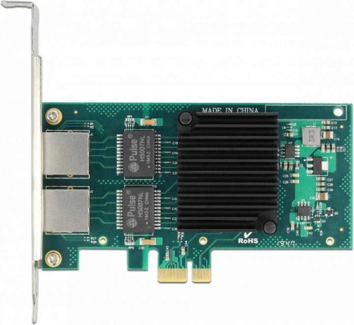Produktbild Delock PCI Express x1 Karte 2 x RJ45 Gigabit LAN i350 (Ethernet)
