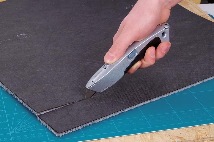 Produktbild wolfcraft 1 Trapezklingen-Messer einziehb. Klinge (Cutter)