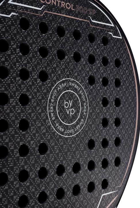 Produktbild Luxtri Padel Schläger Control 300 Rund Schwarz-Braun 370g Carbonfaser/EVA Tennis