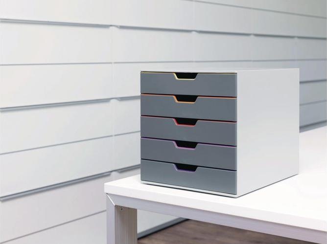 Produktbild Durable Schubladenbox Varicolor 5 (A4)