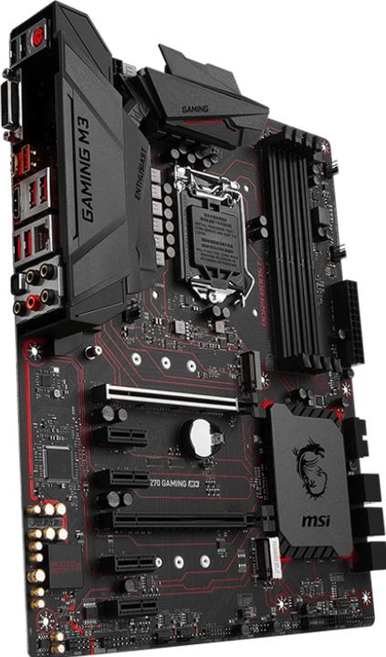 Produktbild MSI Z270 Gaming M3 (LGA 1151, Intel Z270, ATX)