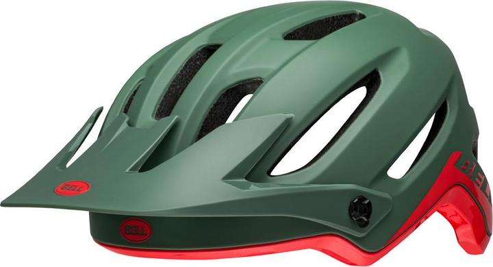 Actual product image Bell 4Forty mtb helmet matt glossy dark green Infra