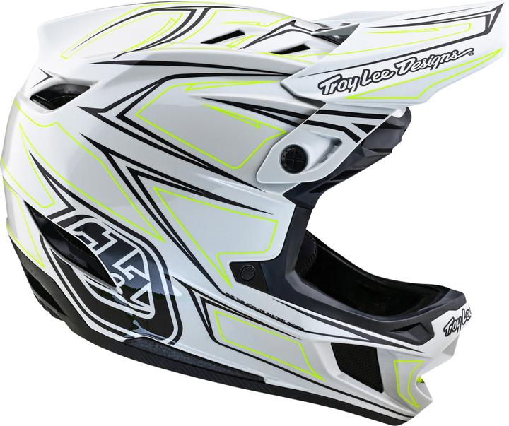 Troy Lee Designs Casco D4 in materiale composito - Pinned gris XL