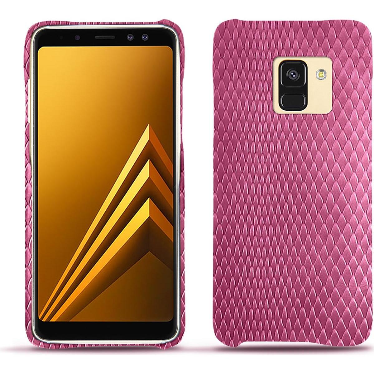 Noreve Lederschutzhülle (Samsung Galaxy A8 (2018)), Smartphone Hülle, Rosa