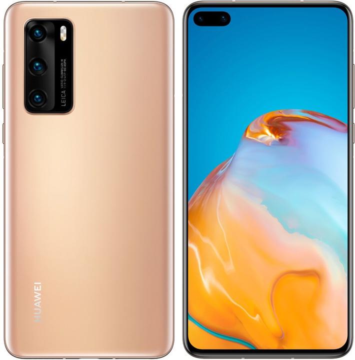 Produktbild Huawei P40 (128 GB, Blush Gold, 6.10", Hybrid Dual SIM + eSIM, 50 Mpx, 5G)