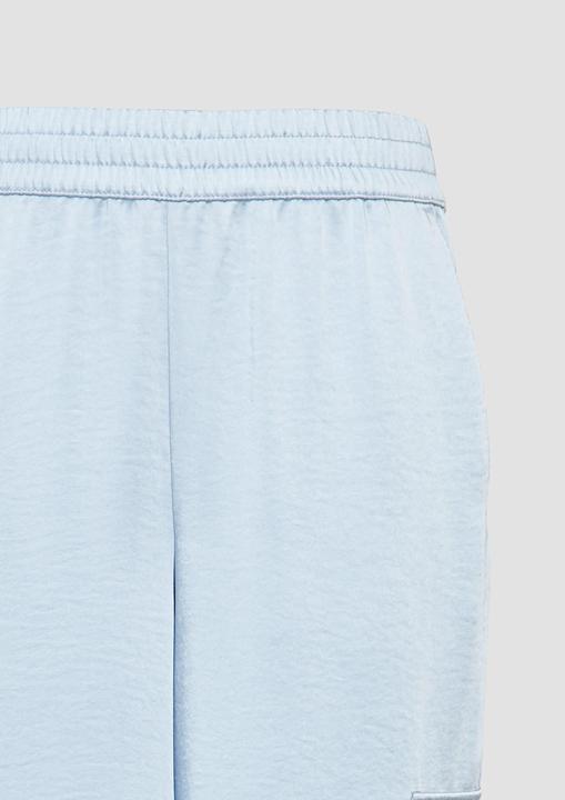 Actual product image S.Oliver Hose Satinierte Cargohose im Relaxed Fit mit Elastikbund (48)