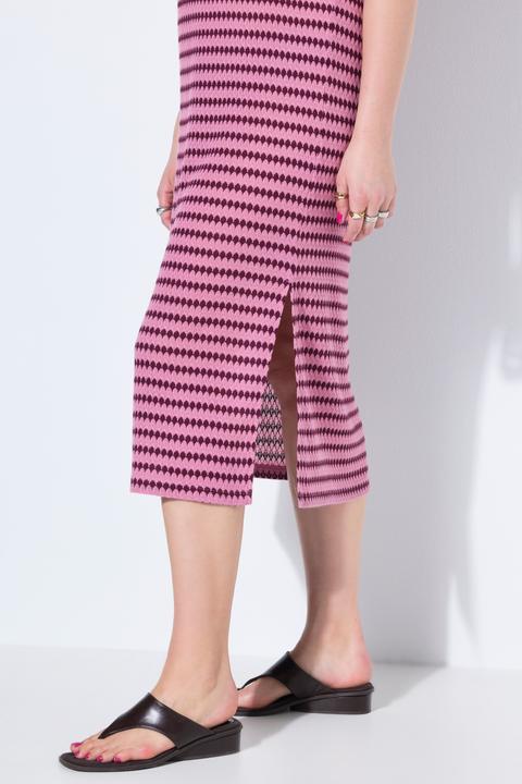 Produktbild Studio Untold Midikleid, oversized, Jersey, Strukturringel, ärmellos (46, 48)