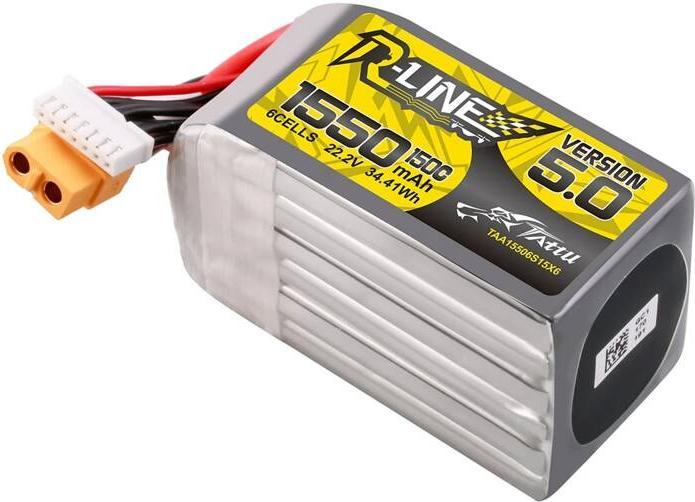 Immagine prodotto Tattu Lipo R-Line Versione 5.0 (22.20 V, 1550 mAh)