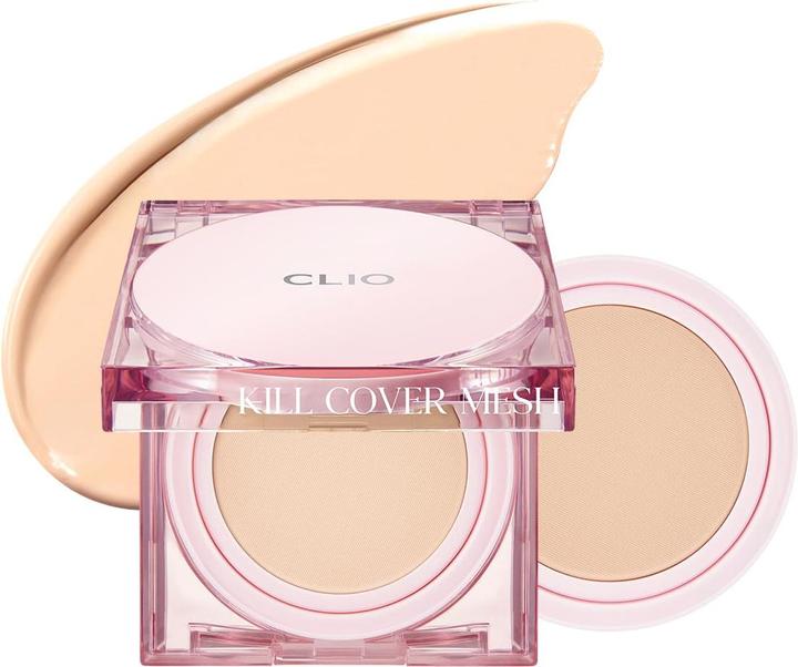 Produktbild Clio Kill Cover Mesh Glow Cushion Set + Refill (04 Ginger, 03 Linen, 02 Lingerie)