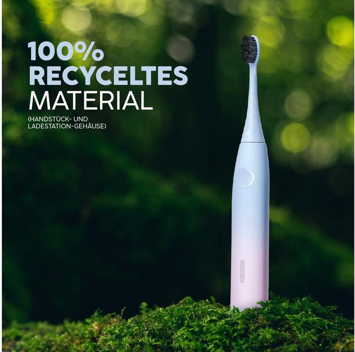 Produktbild happybrush Schallzahnbürste StarterKit Eco Vibe 3 Sunrise