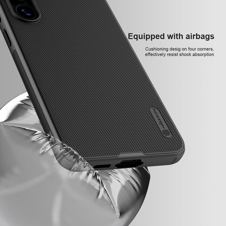 Actual product image Nillkin - Super Frosted Shield Pro - Samsung Galaxy S24 FE - Black (Samsung Galaxy S24 FE)