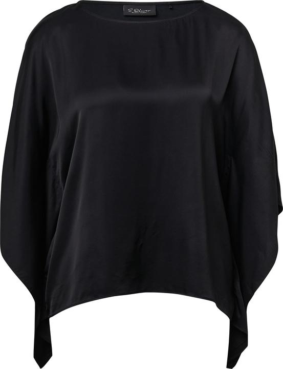 Immagine prodotto s.Oliver Bluse Fliessende Poncho-Bluse aus Satin (S)