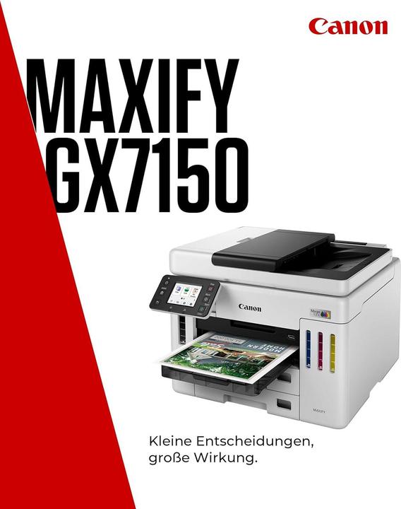 Image du produit Canon Maxify GX 7150 (Réservoir d'encre, Couleur)