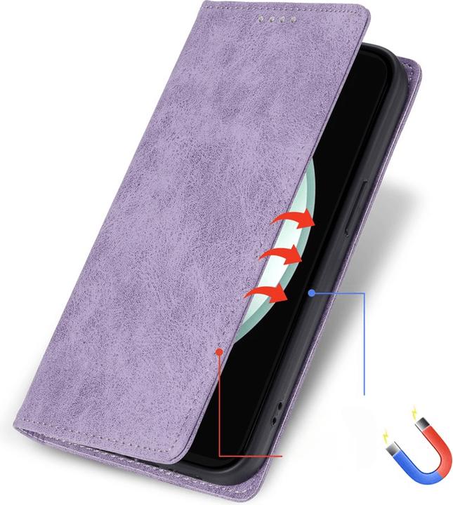 Produktbild Cover-Discount Galaxy S25 FE - Flip Case mit RFID Blocker (Samsung Galaxy S25 FE)