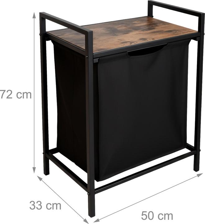 Actual product image Relaxdays laundry bin (65 l)