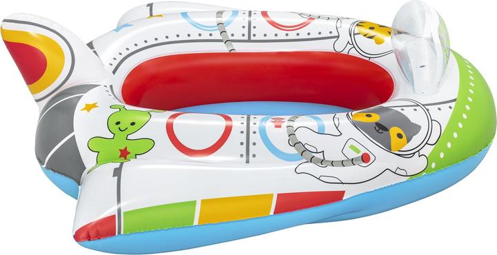 Actual product image Bestway Funspeakers Space Ship Inflatable Baby Boat Float