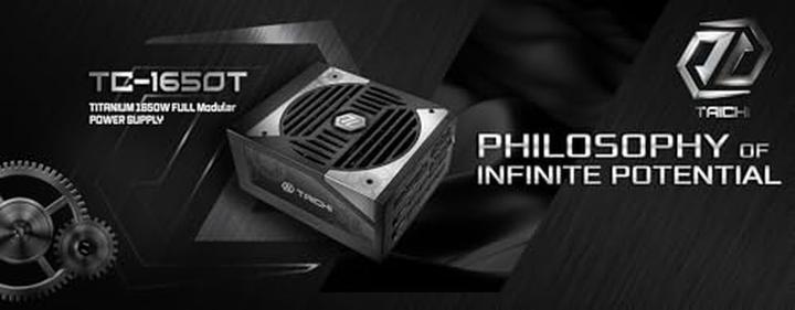 Actual product image AsRock Zasilacz TAICHI 1650W Titanium (1650 W)