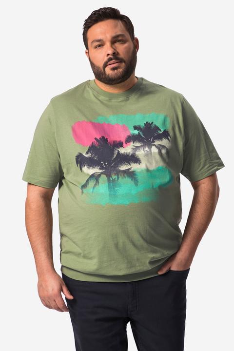 Produktbild Men+ T-Shirt Bauchfit, Halbarm, grosser Print, bis 84/86 (80)