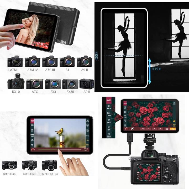 Produktbild Portkeys LH7P 7 Zoll schwarz Touchscreen Monitor (7", Full HD)