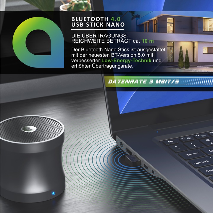 Actual product image Aplic USB Bluetooth adapter (Transmitter & Receiver)
