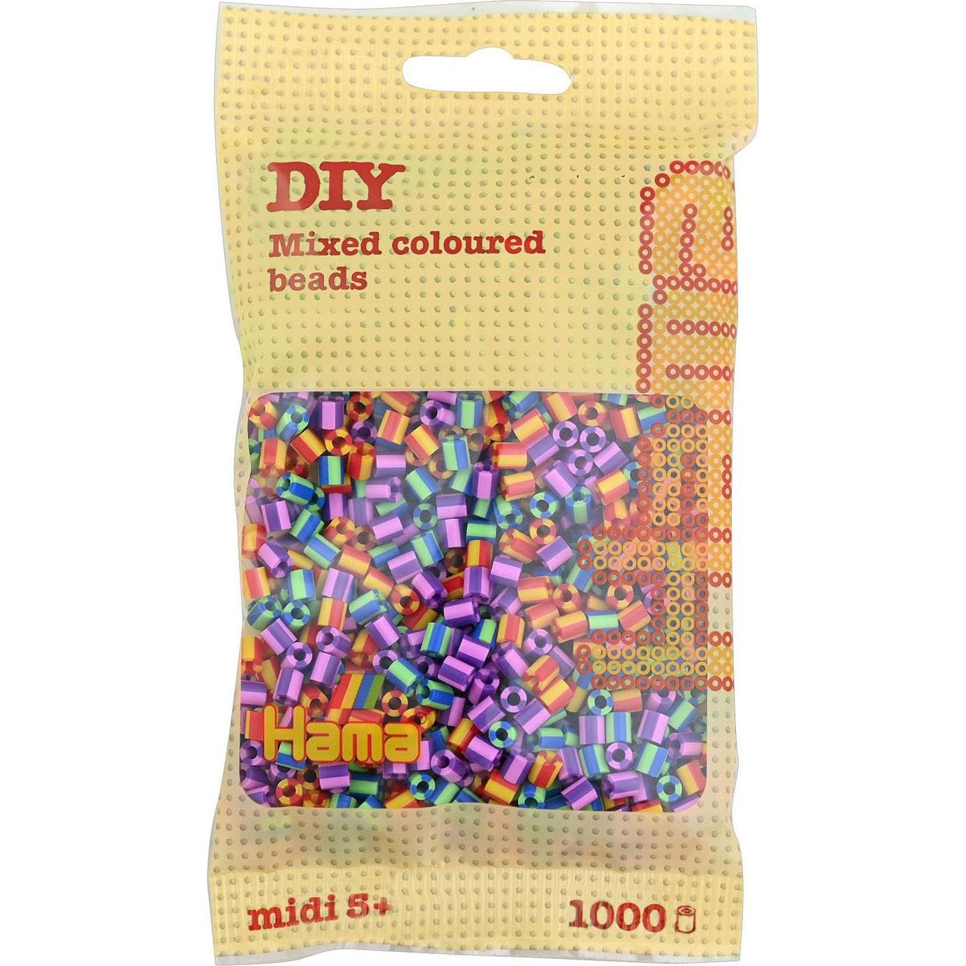 Thumbnail - Hama Perlen Strijkkralenmix - Gestreept (092), 1000st.
