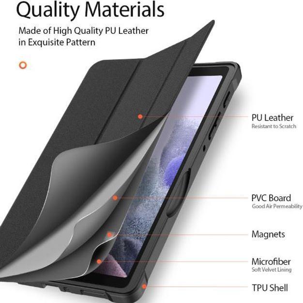 Produktbild Dux Ducis Domo Series (Galaxy Tab A7 Lite 8.7, Galaxy Tab S7 FE, Galaxy Tab S8+, iPad Pro 10.5 2017 (1. Gen), Huawei MatePad 11 (2021), Huawei MatePad Pro 12.6 (2021), Galaxy Tab S7+)