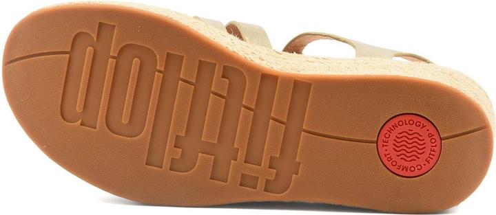 Actual product image Fitflop Platfforms Espadr. Leather Fisherman Wedge Sandals (38)