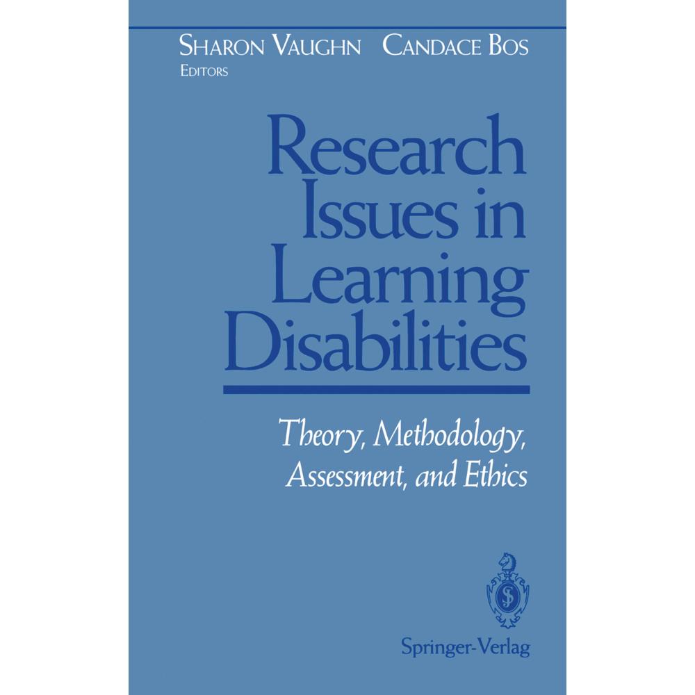 Research Issues in Learning Disabilities, Fachbücher von Sharon Vaughn, Candace S. Bos