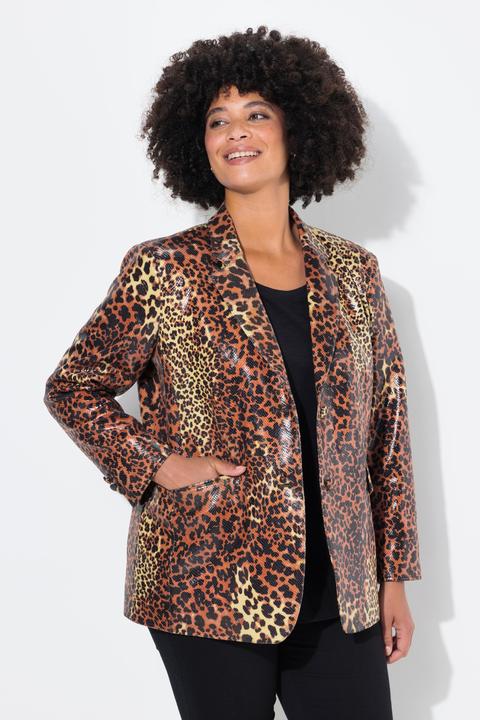 Produktbild Angel of Style Blazer, Fitted Fit, Leo-Muster, Langarm (54)