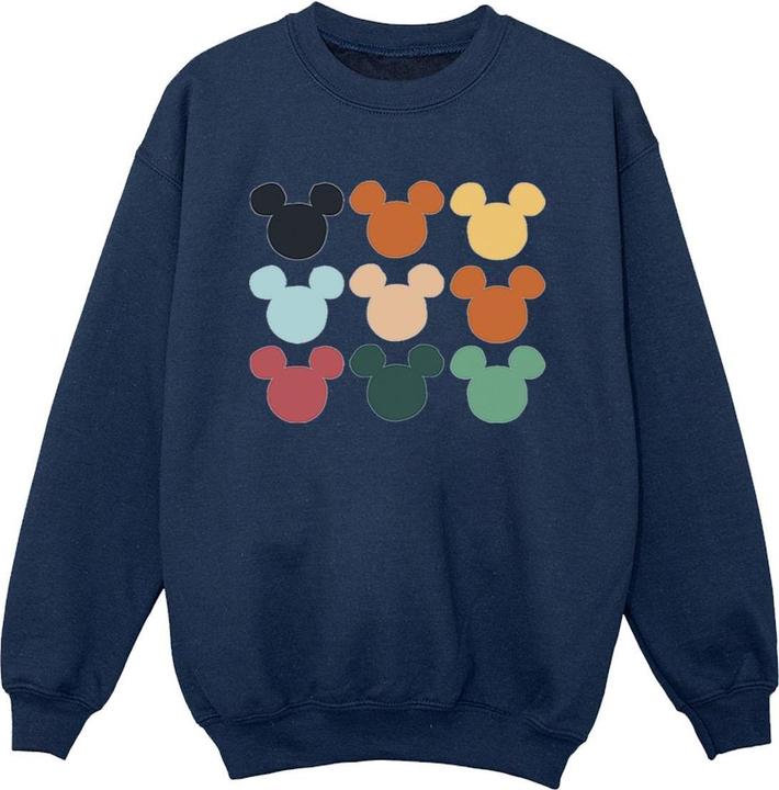 Produktbild Disney Mickey Mouse Heads Square Sweatshirt Jungen (152, 158)