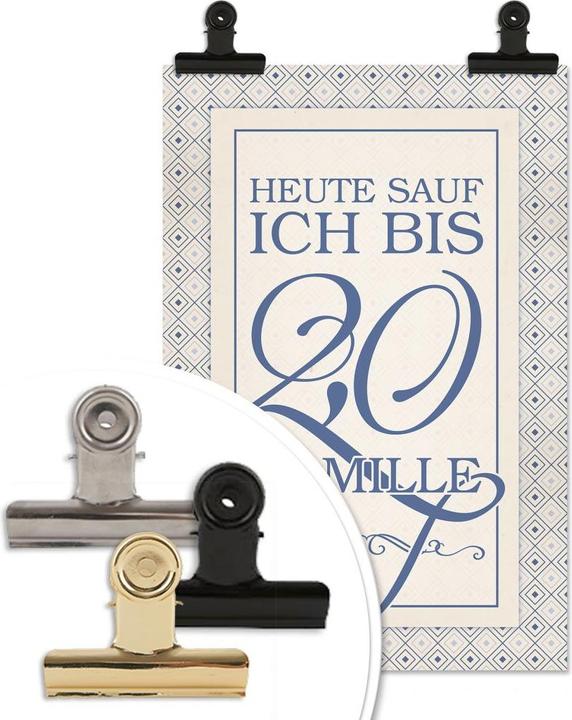 Produktbild Trenddeko Heute sauf ich bis 2,0 Kamille (80 x 120 cm)