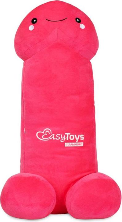 Easytoys Penisförmiges Kuscheltier mit lächelndem Gesicht Pink (Würfelspiel)