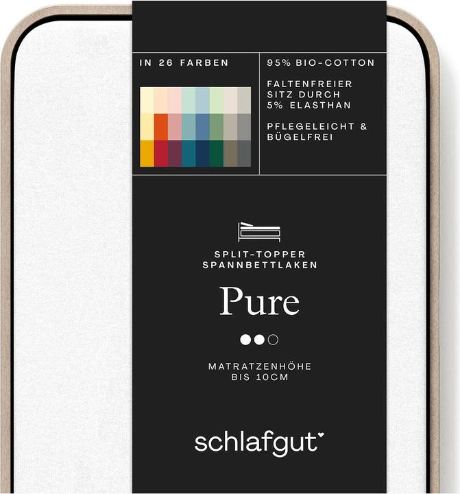 Actual product image schlafgut Pure Split Topper (180 x 200 - 200 x 220 cm)