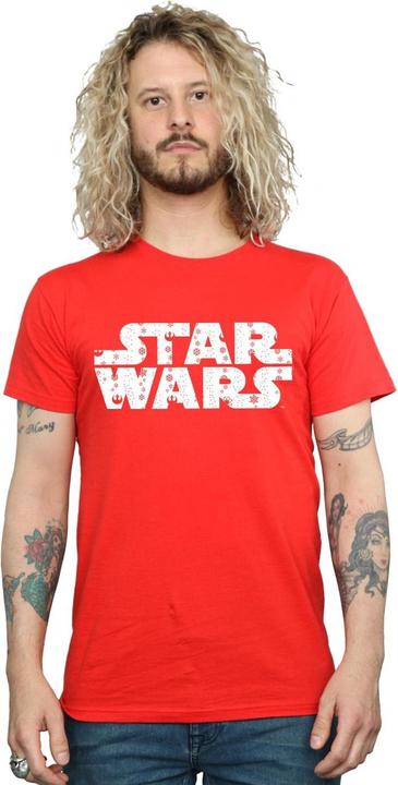 Immagine prodotto Star Wars Christmas Logo Maglietta Uomo (S)