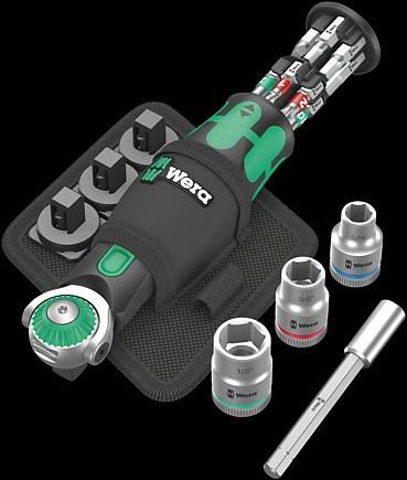 Image du produit Wera 8009 Zyklop Pocket Set Imperial 2 (1/4", 3/8")