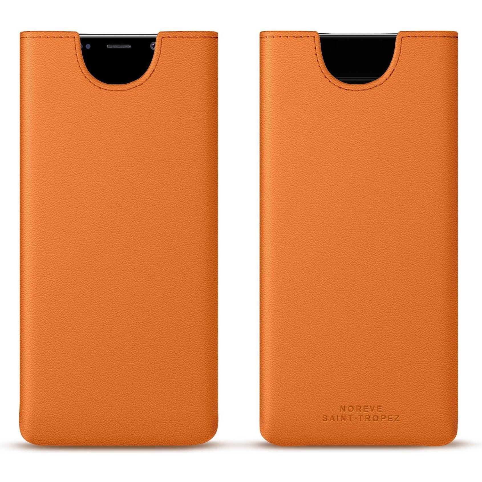 Thumbnail - Noreve Lederschutzhülle (Samsung Galaxy Note 9), Smartphone Hülle, Orange