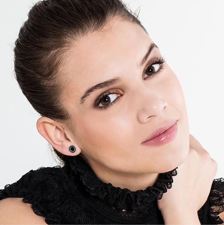 Image du produit Thomas Sabo Boucles d'oreilles Classic Pavé Noir (Argent 925)