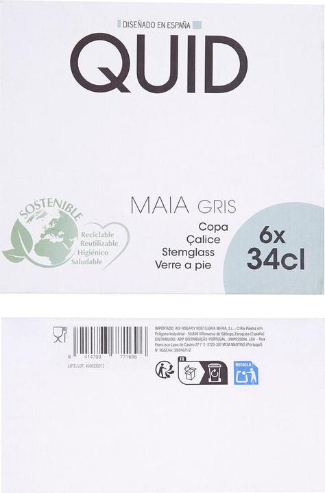 Immagine prodotto Quid Glas Maia Glas 340 ml (6 Stück) (0.34 l, 6x)