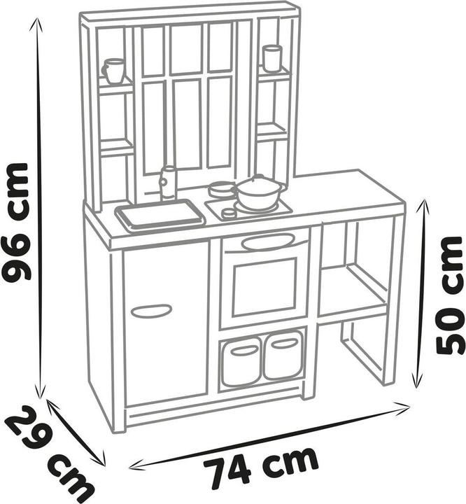 Productafbeelding Smoby Loft Fleur Spielküche