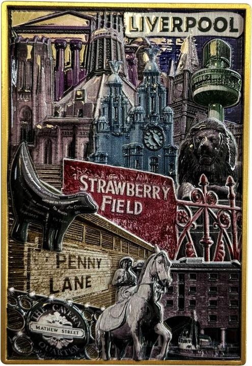 Rock Off City Of Liverpool Sehenswürdigkeiten KühlschrankMagnet
