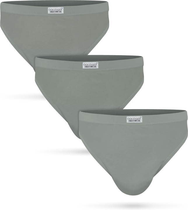 Produktbild Normani 3 Stück Herren Slips aus 100 % Baumwolle (XXL, 3er Pack)