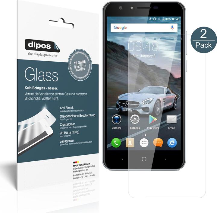 Actual product image Dipos Screen Protector Anti-Shock (1 pcs., Doogee Y6C)