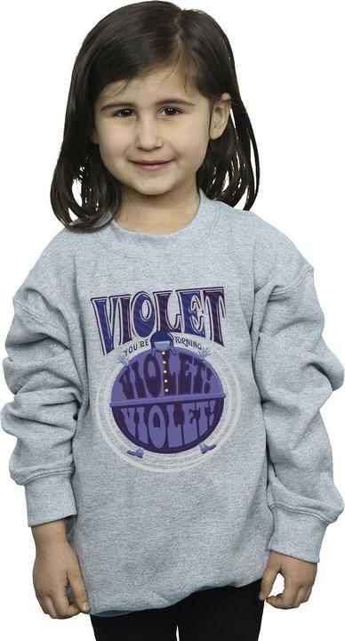 Produktbild Willy Wonka & the Chocolate Factory Violet Turning Violet Sweatshirt Mädchen (152, 158)